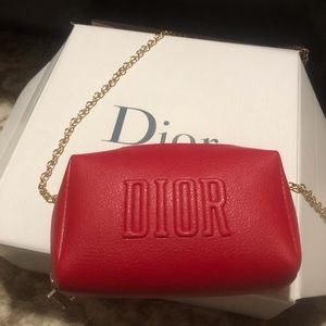 Dior wallet/makeup bag